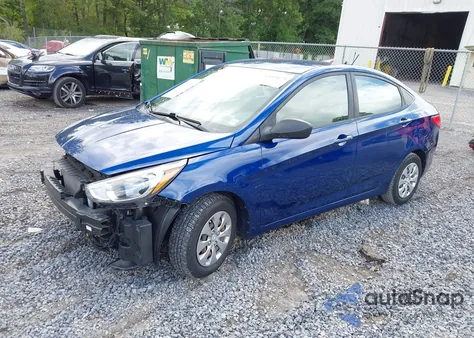 2017 Hyundai Accent Se from USA, damaged, VIN KMHCT4AEXHU275770